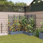 Garten Blumenkübel Mit Bewässerung Und Rädern 4 Stk. Pp