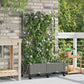 Garten Blumenkübel Mit Bewässerung Und Rädern 4 Stk. Pp