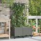 Garten Blumenkübel Mit Bewässerung Und Rädern 4 Stk. Pp