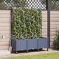 Garten Blumenkübel Mit Bewässerung Und Rädern 4 Stk. Pp