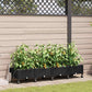Garten Blumenkübel Mit Bewässerung Und Rädern 4 Stk. Pp