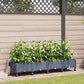 Garten Blumenkübel Mit Bewässerung Und Rädern 4 Stk. Pp