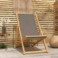 Liegestuhl Massivholz Teak