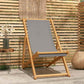 Liegestuhl Massivholz Teak