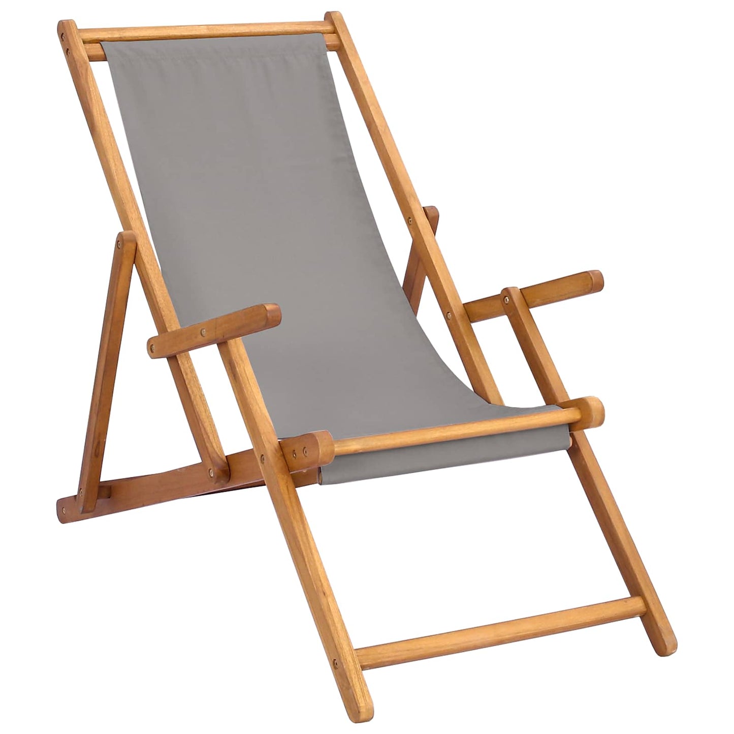 Liegestuhl Massivholz Teak