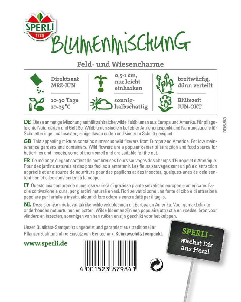 Blumenmischung 'Feld- und Wiesencharme'