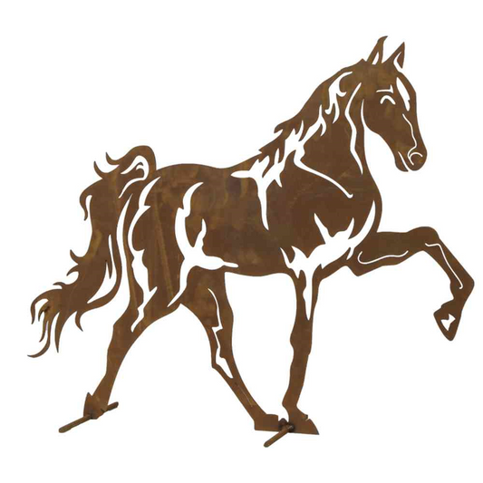 H.G-Deko Mustang 60x70cm Naturrost