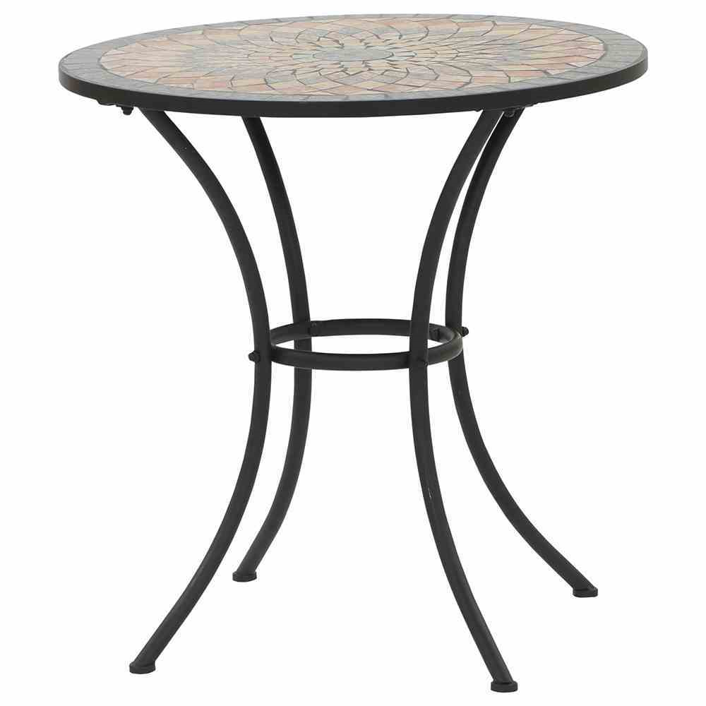 Siena Garden Prato Tisch Ø70cm Eisen/Mosaikoptik