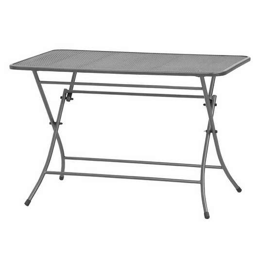 MWH Café Latte Tisch 110x70x72 cm eisengrau