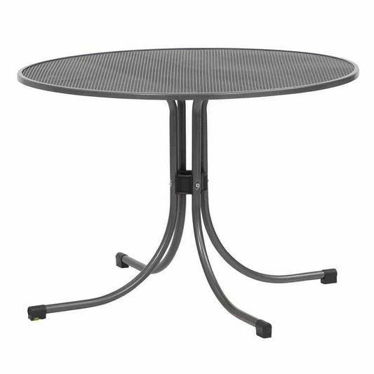 MWH Gartentisch Ø 90cm eisengrau