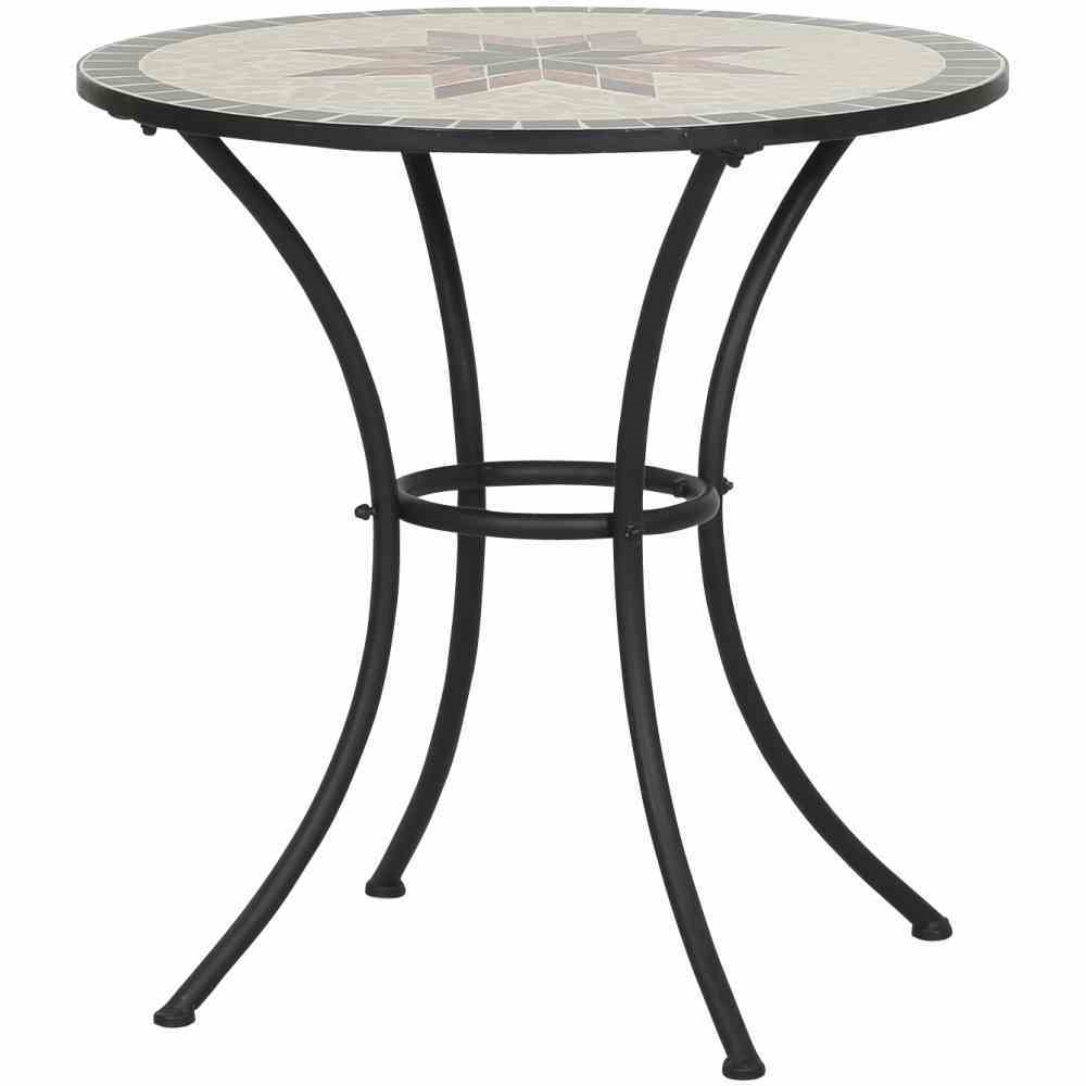 Siena Garden Stella Tisch Ø70 cm Stahl/Kunststein