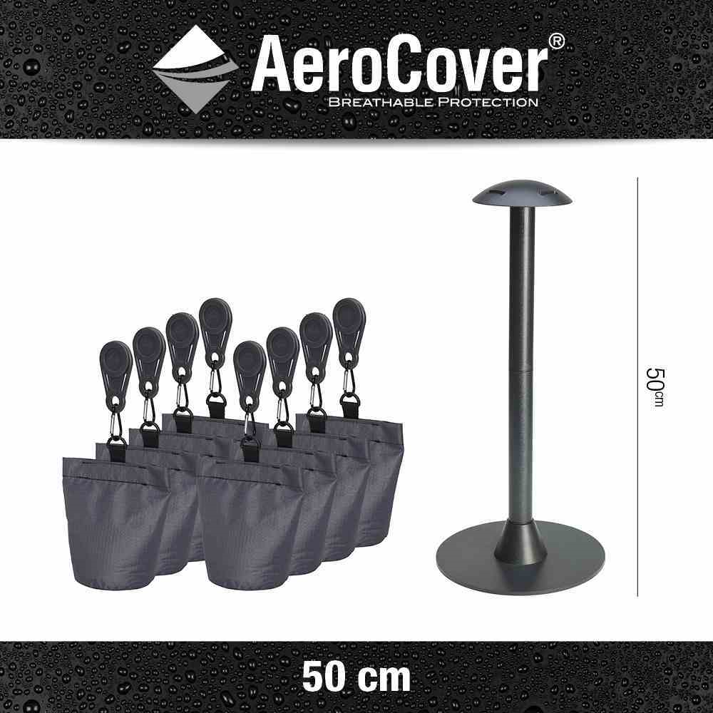Aerocover Zubehör für Schutzhüllen Abstandshalter und 8 Sandsäcke