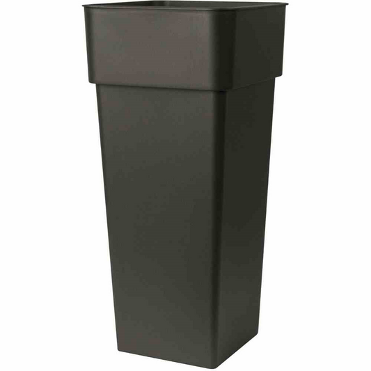 Euro3plast Pflanzkübel mit Pflanzeinsatz 37 cm anthrazit