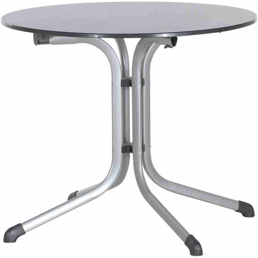 Sieger Klapptisch vivodur Ø85 x 73 cm graphit grau