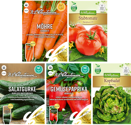 Saatgut Set 'Klassisches Gemüse'