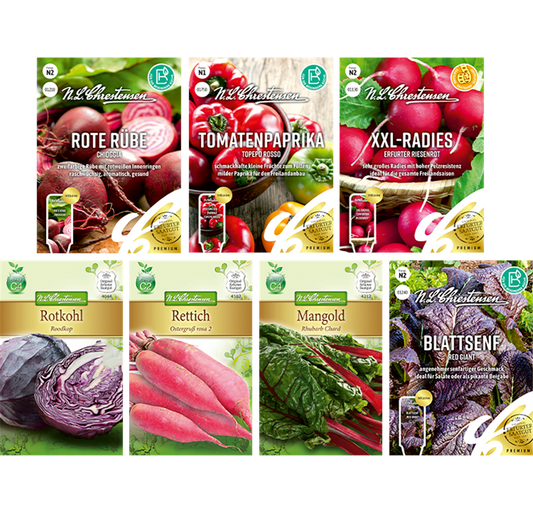 Saatgut Set 'Rote Sorten'