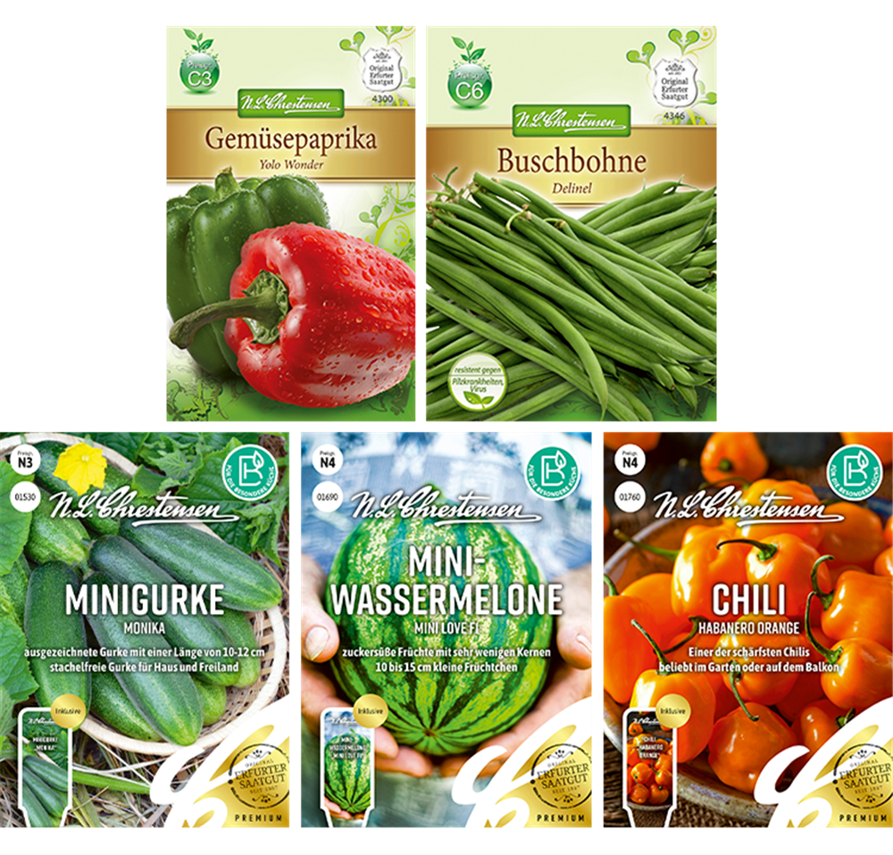 Saatgut Set 'Sonnenliebende Sorten'