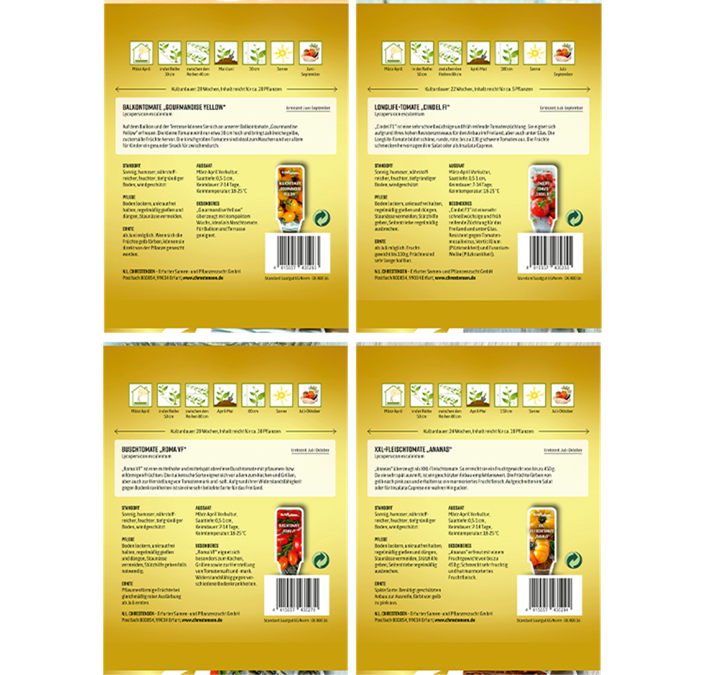 Saatgut Set 'Tomaten'
