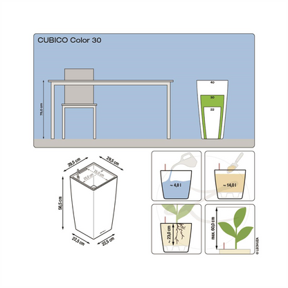 LECHUZA CUBICO Color 30