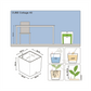 LECHUZA CUBE Cottage 40