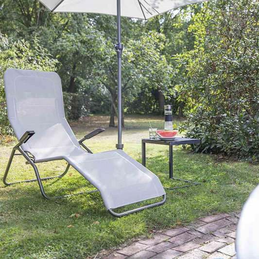 Siena Garden Kippliege Textilbezug 144 x 72,5 x 103,5 cm anthrazit