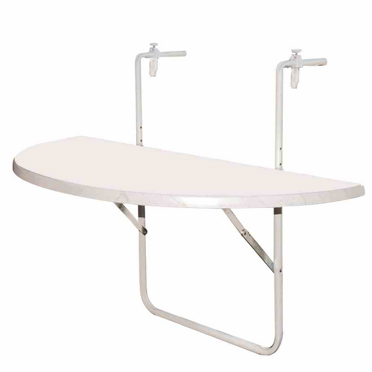 Alco Balkonhängetisch 100 x 50 cm weiß