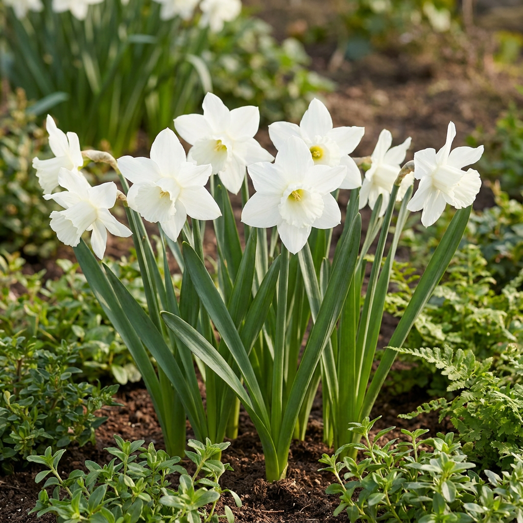 30x Narcissus Botanical White Mix - Botanische Weiße Mischung Narzisse - Weiß - Frühlingsblüher - Zwiebelgröße 10/12