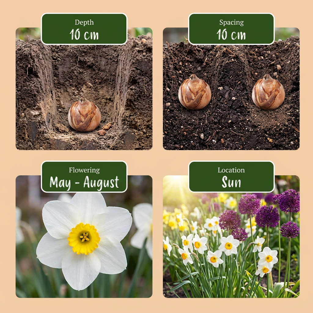 35x Bulb Dry Garden - Trockengarten-Zwiebeln - Diverses - Sommerblüher - Zwiebelgröße 10/12