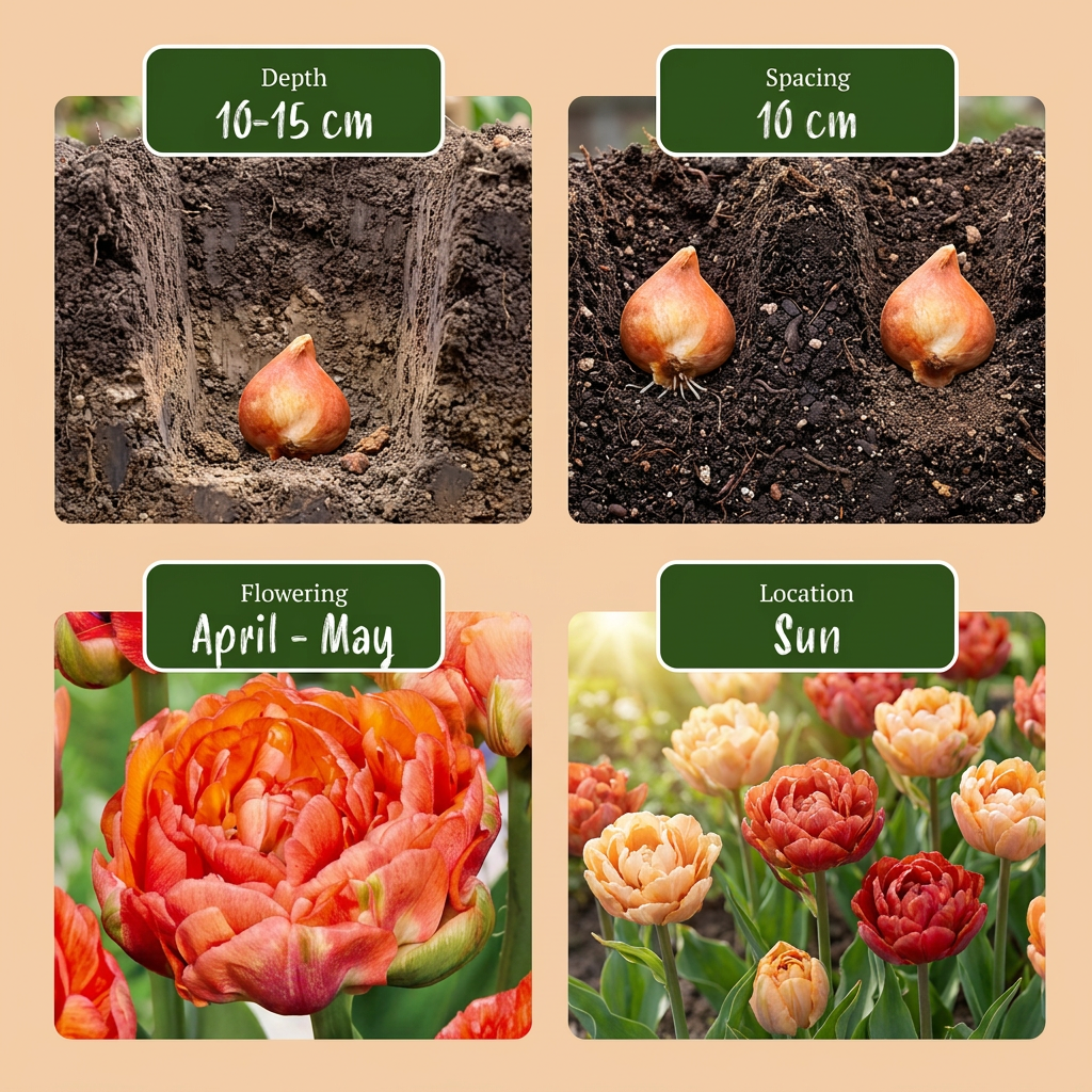 24x Tulipa Gudoshnik Double - Double tulip Gudoshnik - Miscellaneous