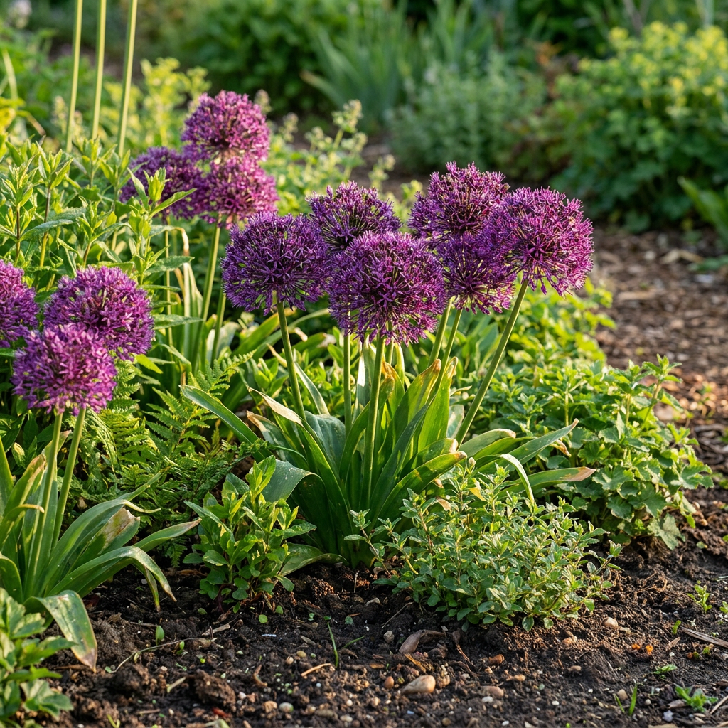 Allium Miami - Zierlauch Miami - Lila - Sommerblüher - Zwiebelgröße 10/+ - 15x
