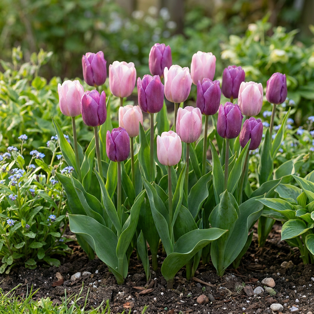 12x Tulipa Macron mix - Tulpe Macron Mischung - Verschiedenes - Frühlingsblüher - Zwiebelgröße 11/12