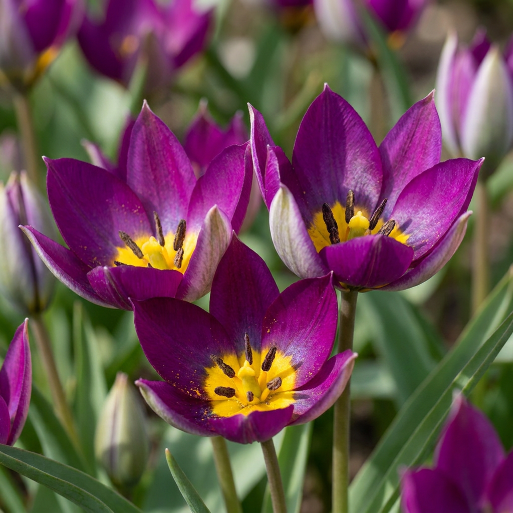 25x Tulipa Persian Pearl - Tulipa Persian Pearl - Lila - Frühlingsblüher - Zwiebelgröße 6/7