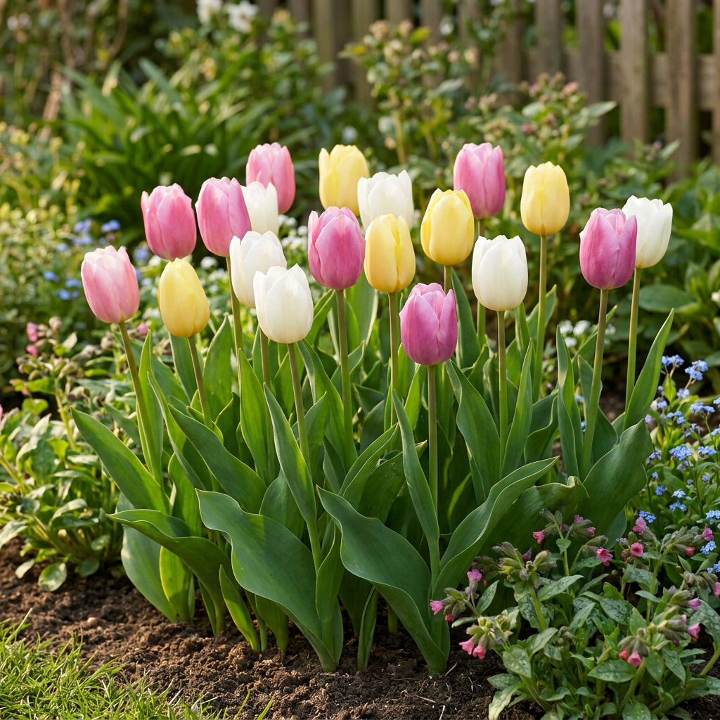 24x Tulipa Sorbet mix - Sorbet mix tulip - Miscellaneous - Spring bloomer