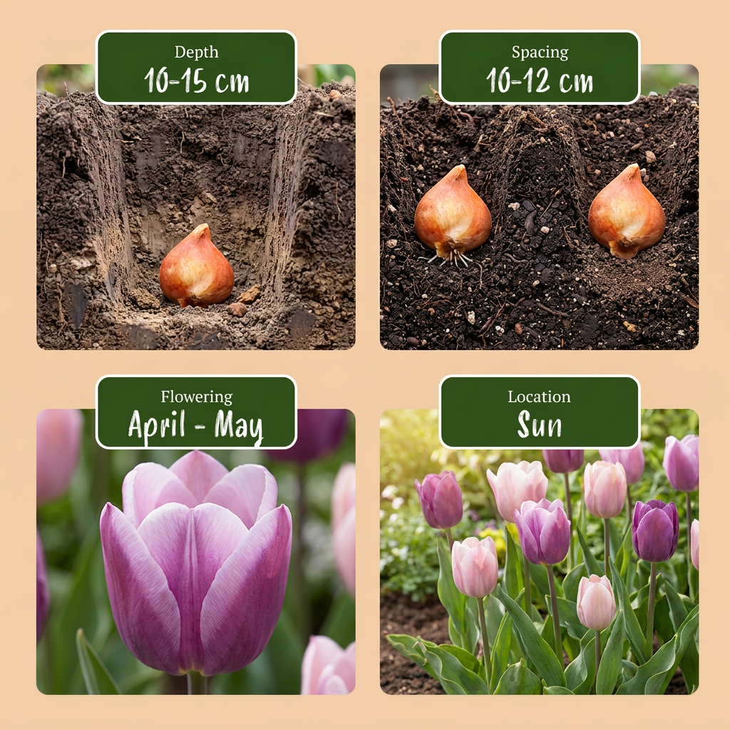 12x Tulipa Macron mix - Tulpe Macron Mischung - Verschiedenes - Frühlingsblüher - Zwiebelgröße 11/12