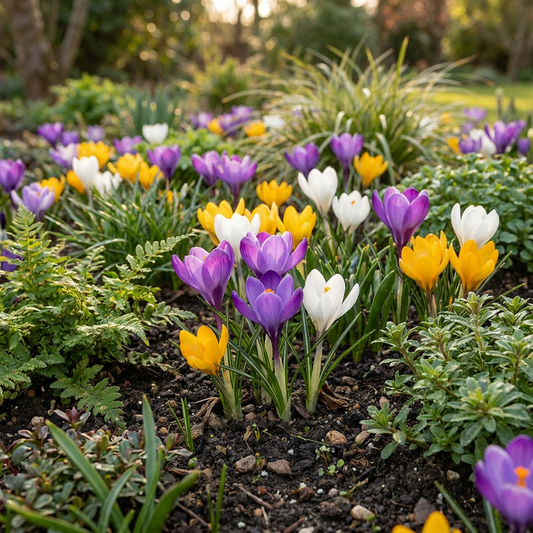 50x Crocus Species mix - Krokusmischung - Verwilderungszwiebel