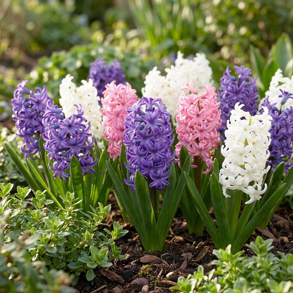 10x Hyacinthus Pastel mix - Pastellhyazinthe - Pastel - Frühlingsblüher - Zwiebelgröße 14/15