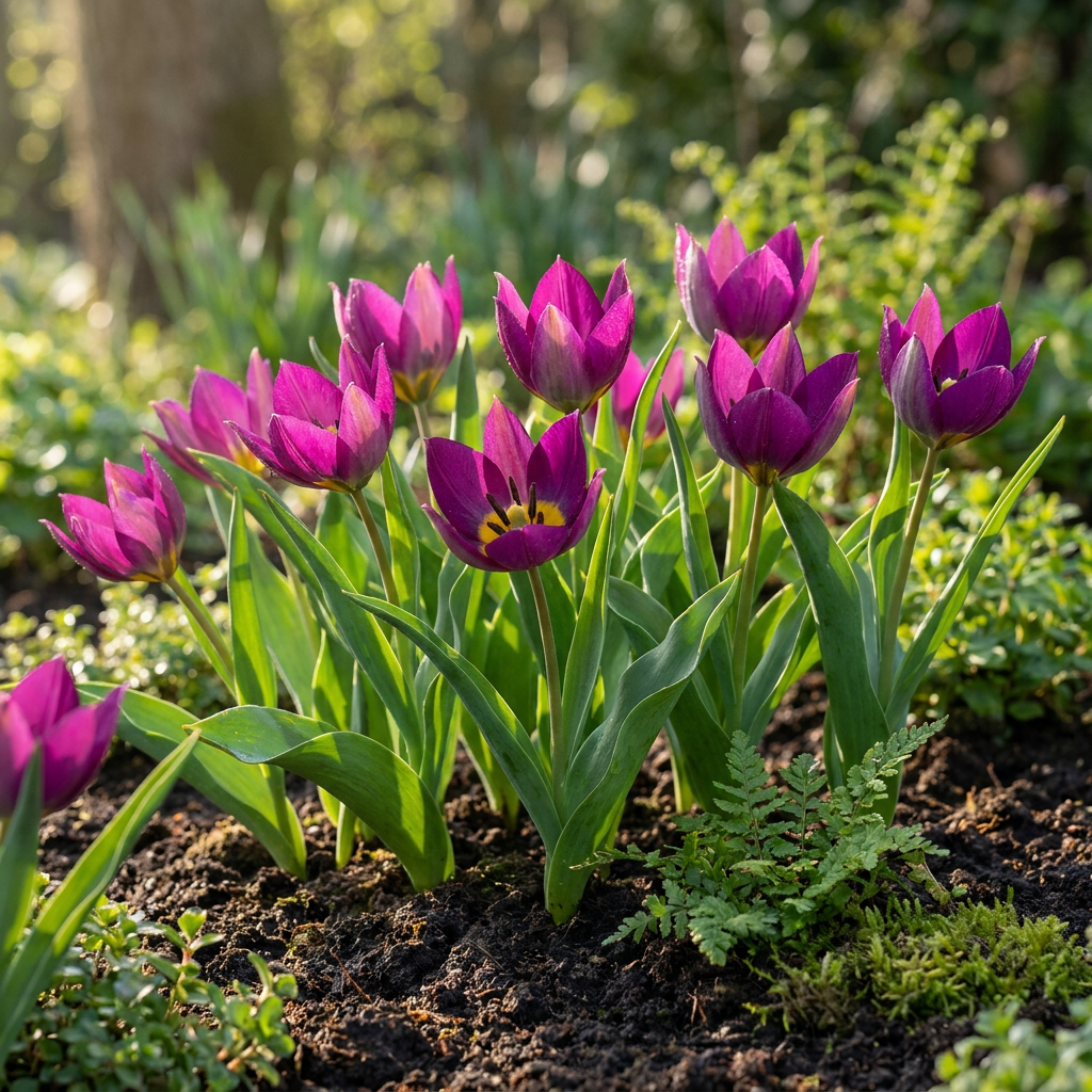 25x Tulipa Persian Pearl - Tulipa Persian Pearl - Lila - Frühlingsblüher - Zwiebelgröße 6/7
