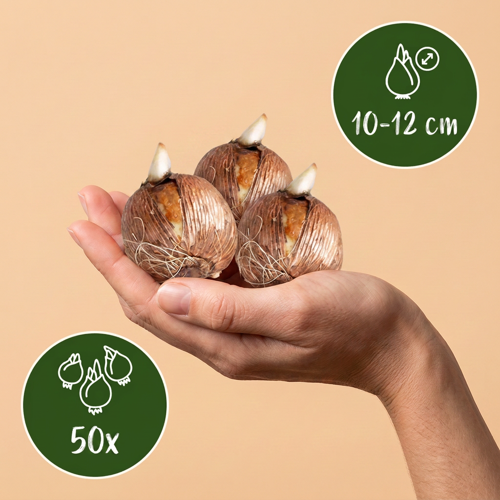 50x Bulb Shade Garden - Schattengarten mit Zwiebelpflanzen - Sommerblüher