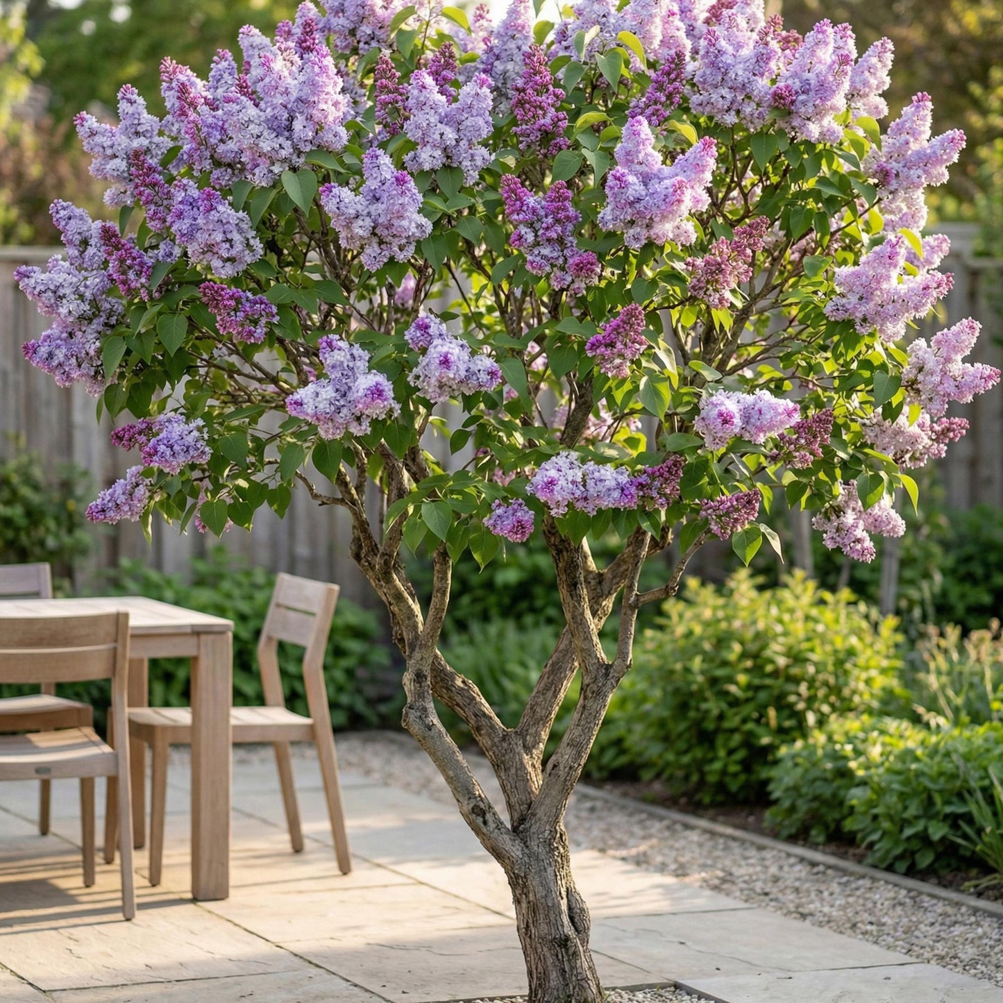 Syringa vulgaris Michel Buchner - Common Lilac -  Pink - 1 Pflanze - Topf 17cm - Höhe 45cm