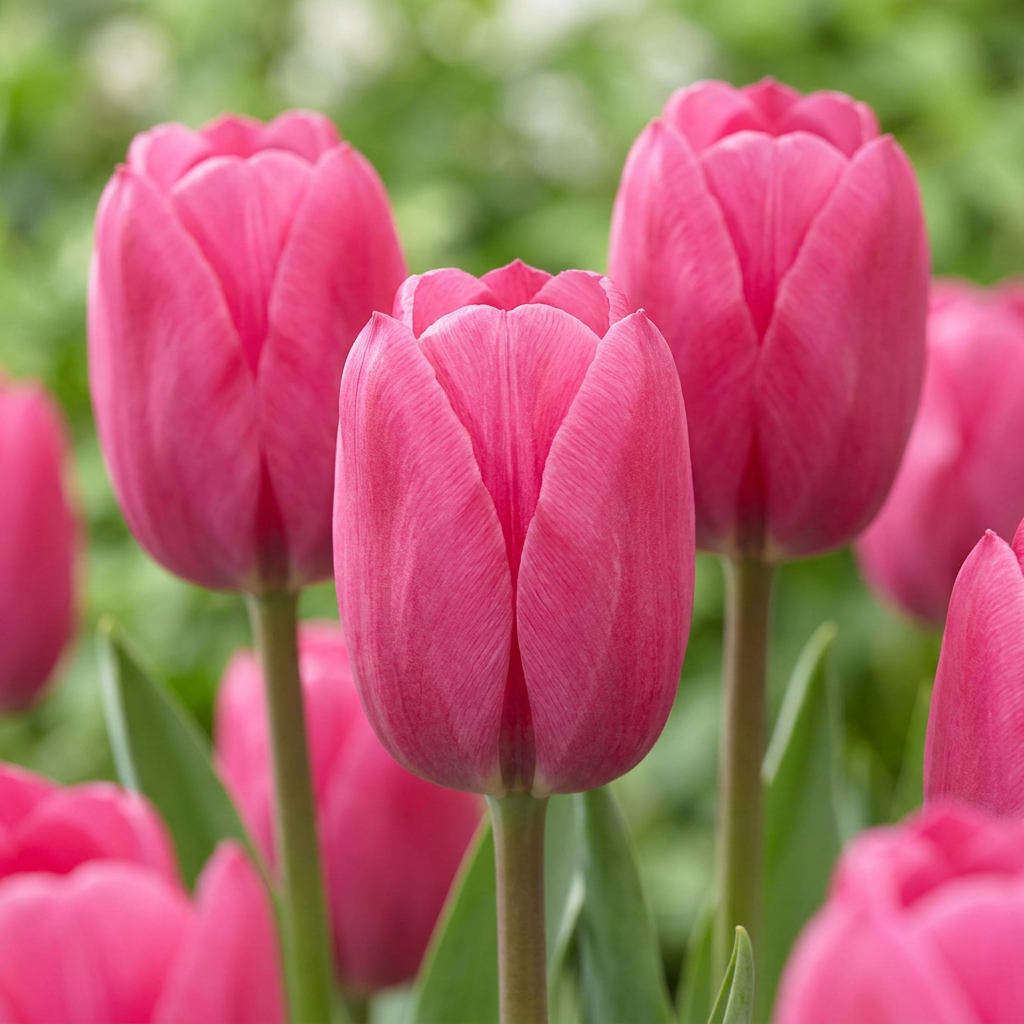 15x Tulipa Triumph Pink - Triumph-Tulpe - Rosa - Frühlingsblüher - Zwiebelgröße 11/12