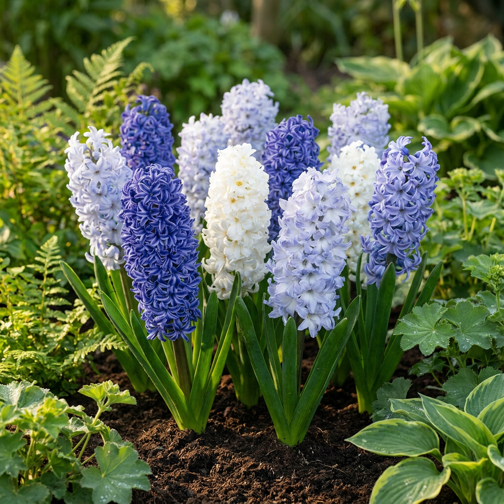 20x Hyacinthus Blue water mix - Blue water mix hyacinth - Blue - Spring bloomer