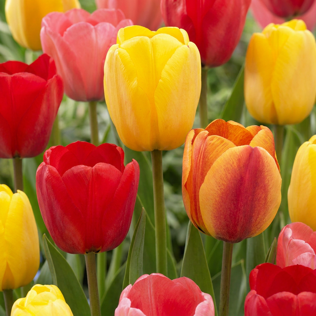 30x Tulipa Darwin Hybride mix - Darwin Hybrid tulip mix - Miscellaneous