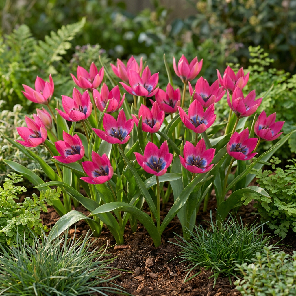 25x Tulipa Little Beauty - Tulpe Little Beauty - Rosa - Frühlingsblüher - Zwiebelgröße 6/+