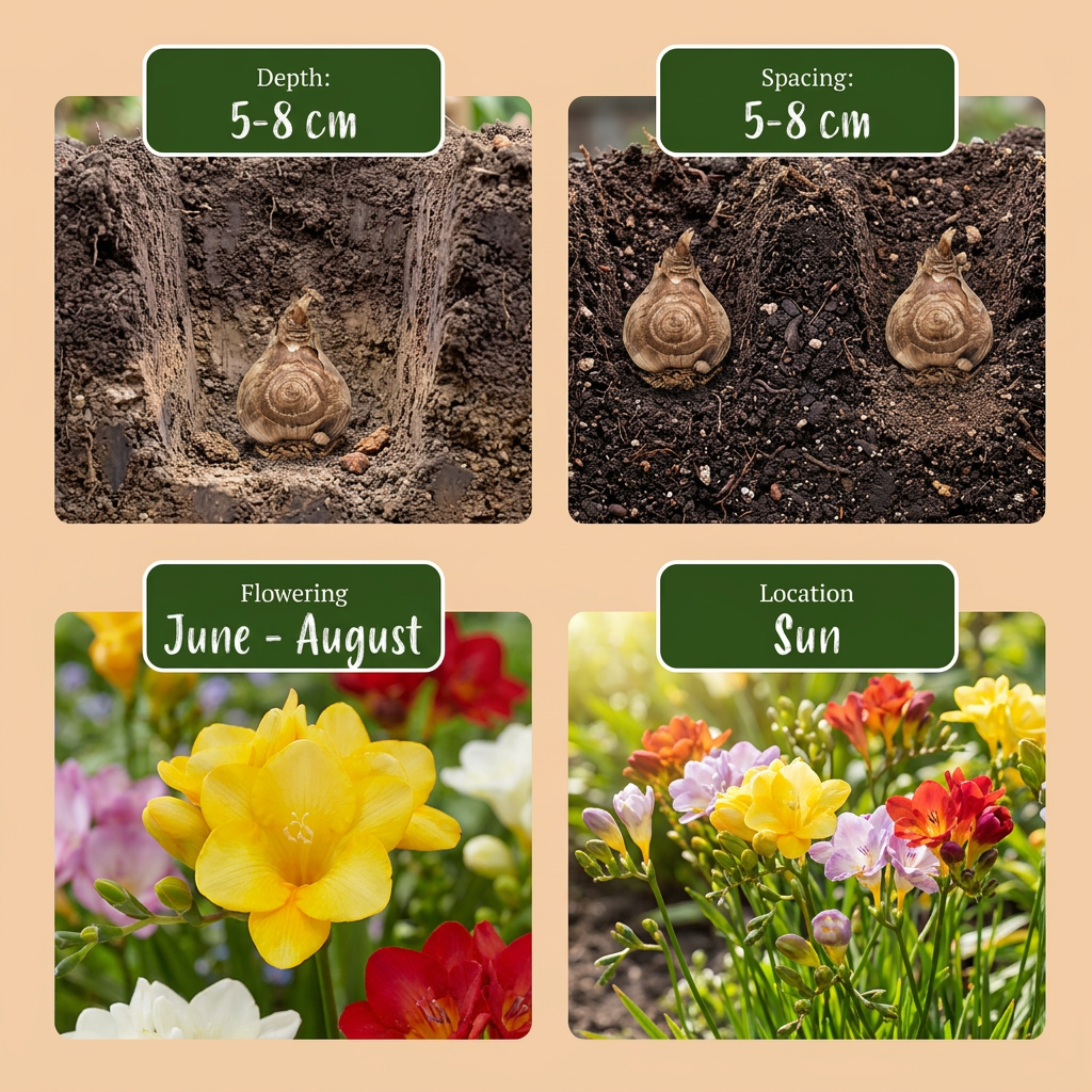 80x Freesia Double Mix - Double Freesia Mix - Miscellaneous - Cut flower