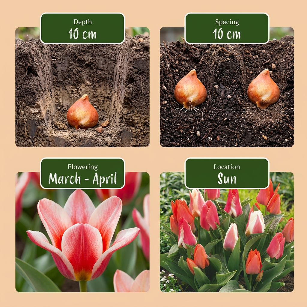40x Tulipa Greigii mix - Greigi-Tulpe Mischung - Diverses - Frühlingsblüher