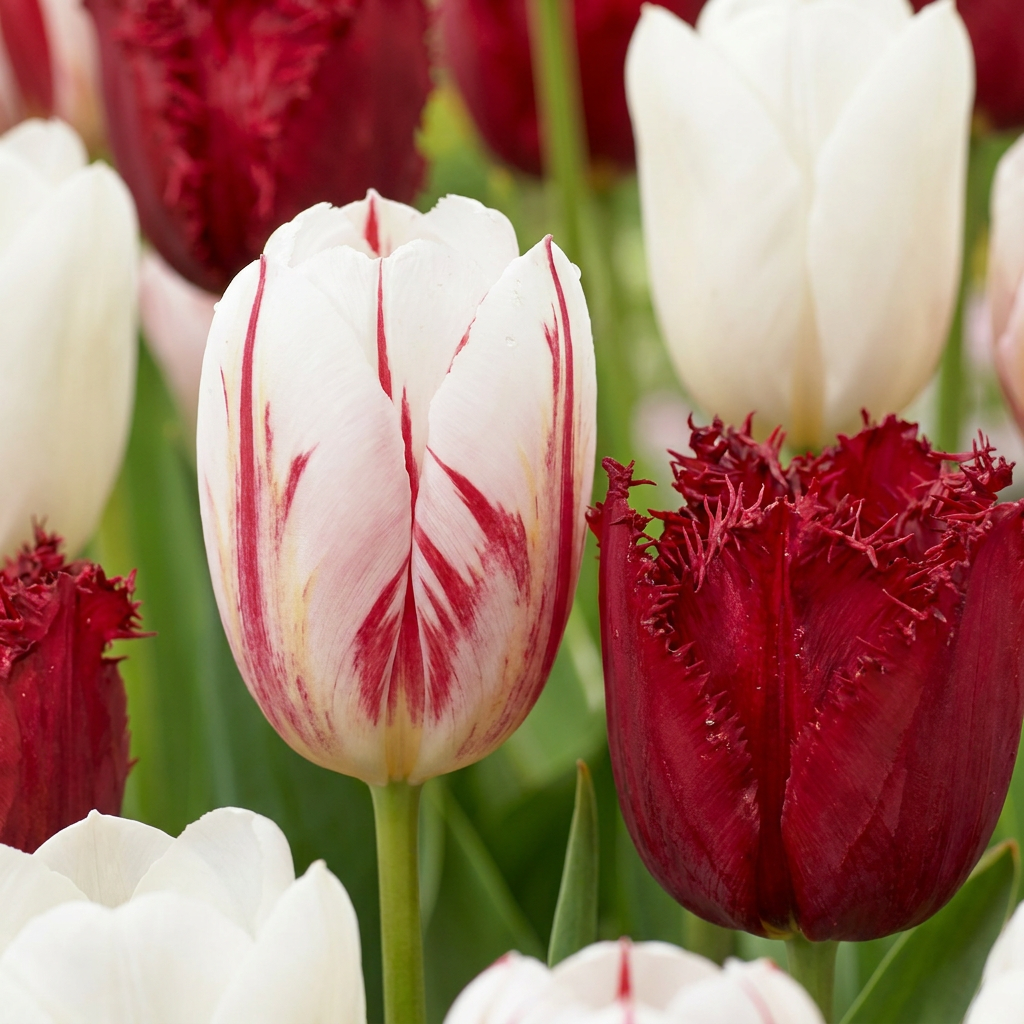 30x Tulipa Dutch Design - Tulip Dutch Design - Pink and White - Spring bloomer