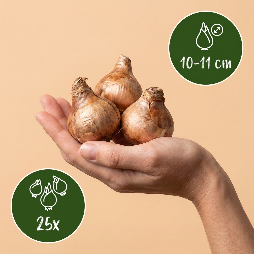 25x Narcissus Tete-A-Tete - Tête-à-Tête-Narzisse - Gelb - Frühlingsblüher - Zwiebelgröße 10/11