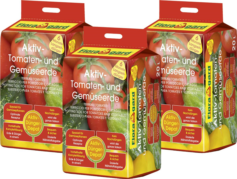 Floragard Aktiv Tomaten- und Gemüseerde