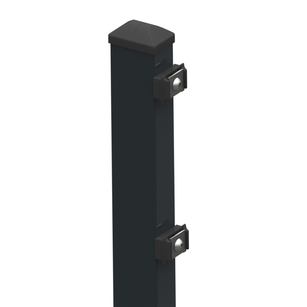 Doppelstabmattenzaun 103 x 251 cm, anthrazit, 6/5/6, Standard