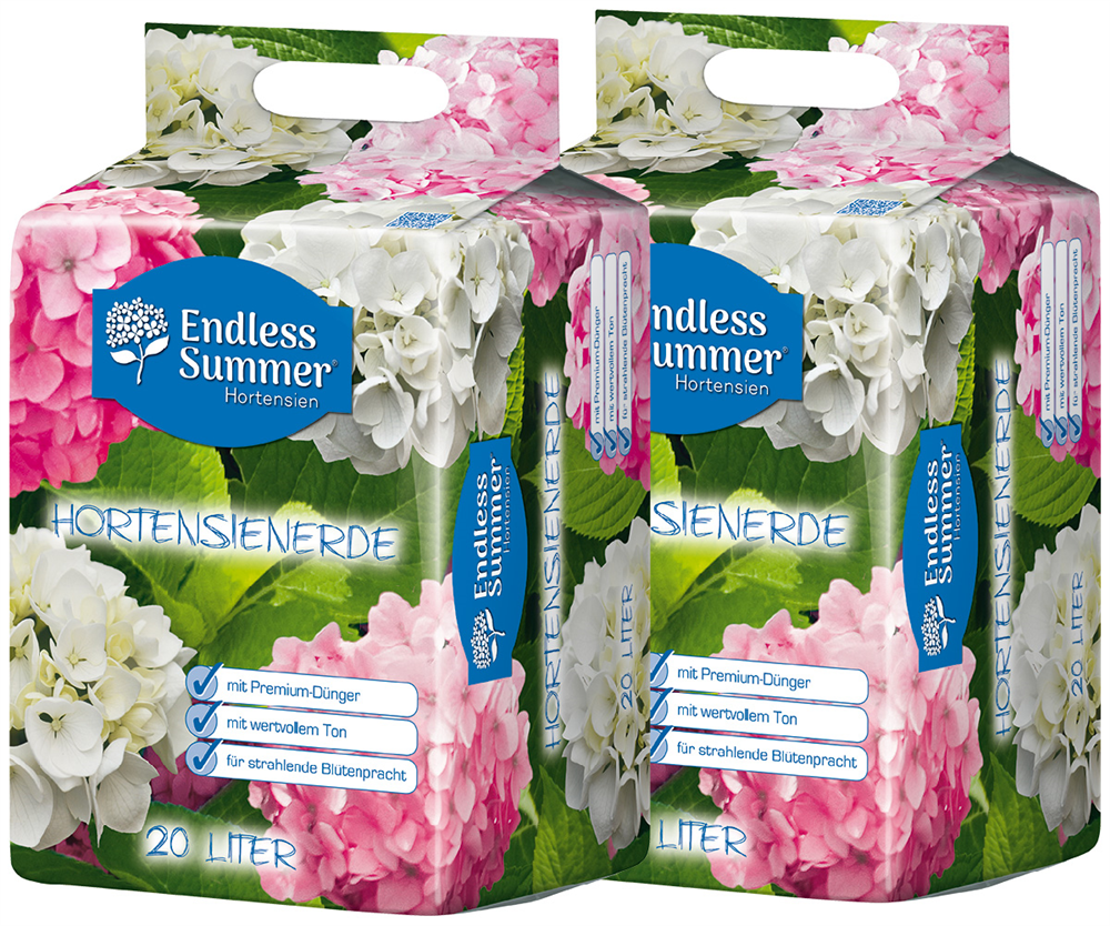 Endless Summer® Hortensienerde rosa und weiß